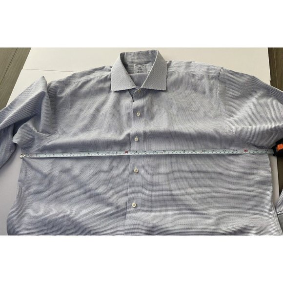 Brooks Brothers 1818 Long Sleeve Button Down Shirt Size 17 1/2-4/5 Non Iron - Picture 7 of 8